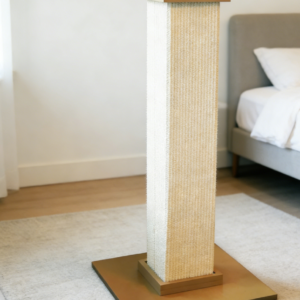 Beige Cat Scratching Post