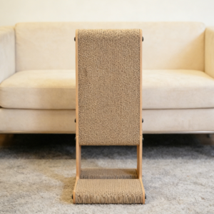 T-Shaped Double-Sided Cardboard Cat Scratching Board with Ball Toy (Four Pack)