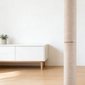 Wall-Mounted Hemp Rope Cat Scratching Post (Two Pack)