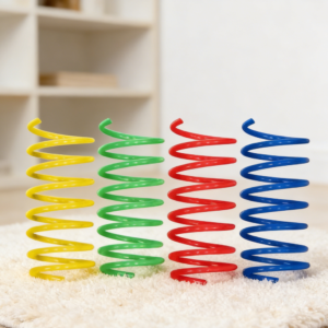 Bouncy Interactive Cat Spring Toy Coils for Indoor Play (Thirty Pack)