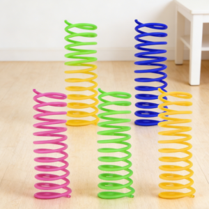Extended Elastic Plastic Cat Spring Toy for Boredom Relief (Thirty-Six Pack)